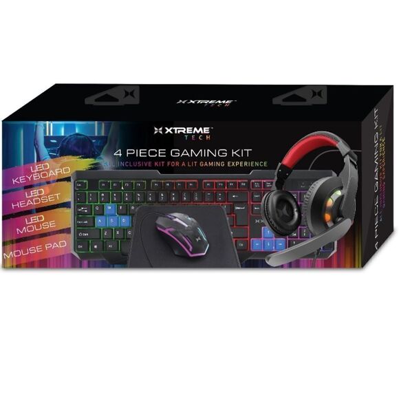 LED 4 Piece Gaming KIT - Picture 1 of 8